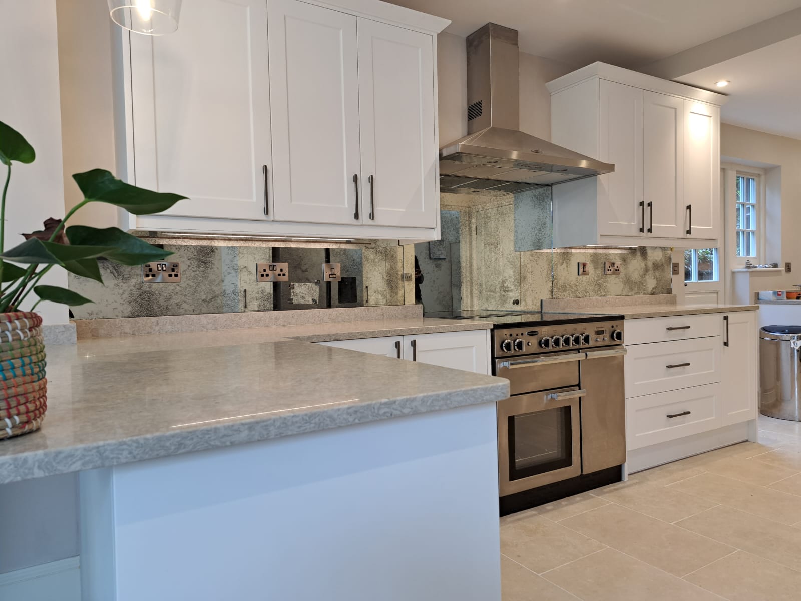 Antique Mirror Splashbacks for Kitchens and Bathrooms Saligo Design